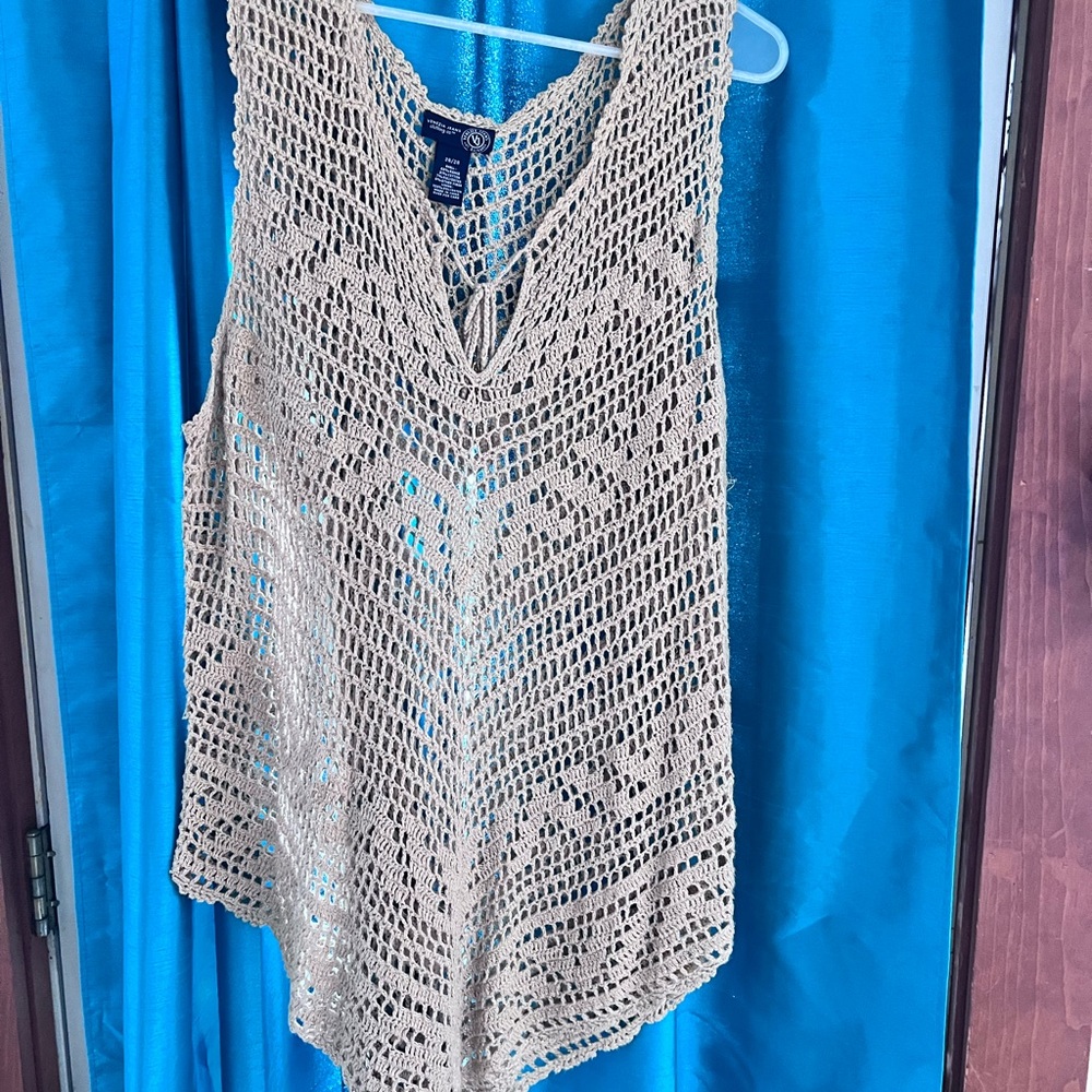 Crochet Knit Swim Cover-Up